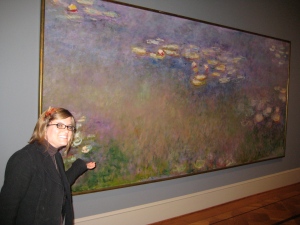 me and Monet's waterlilies!